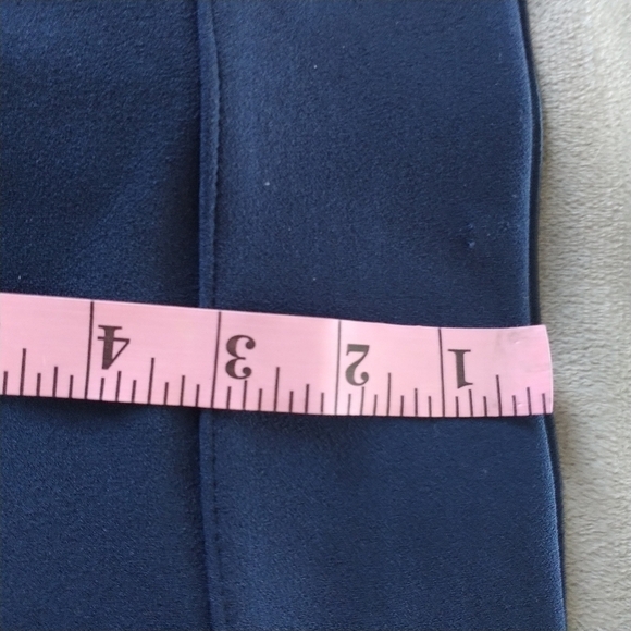 DG2 Diane Gilman Dark Navy Knit Ponte Pull on Pants Straight Leg 2X - Picture 7 of 11